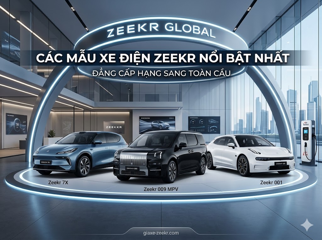 Các mẫu xe điện Zeekr nổi bật nhất: Đẳng cấp hạng sang toàn cầu 1 Khám phá những mẫu xe điện Zeekr nổi bật từ 001, 009 đến 7X. Tìm hiểu lý do tại sao Zeekr trở thành chuẩn mực mới của xe điện hạng sang toàn cầu.
