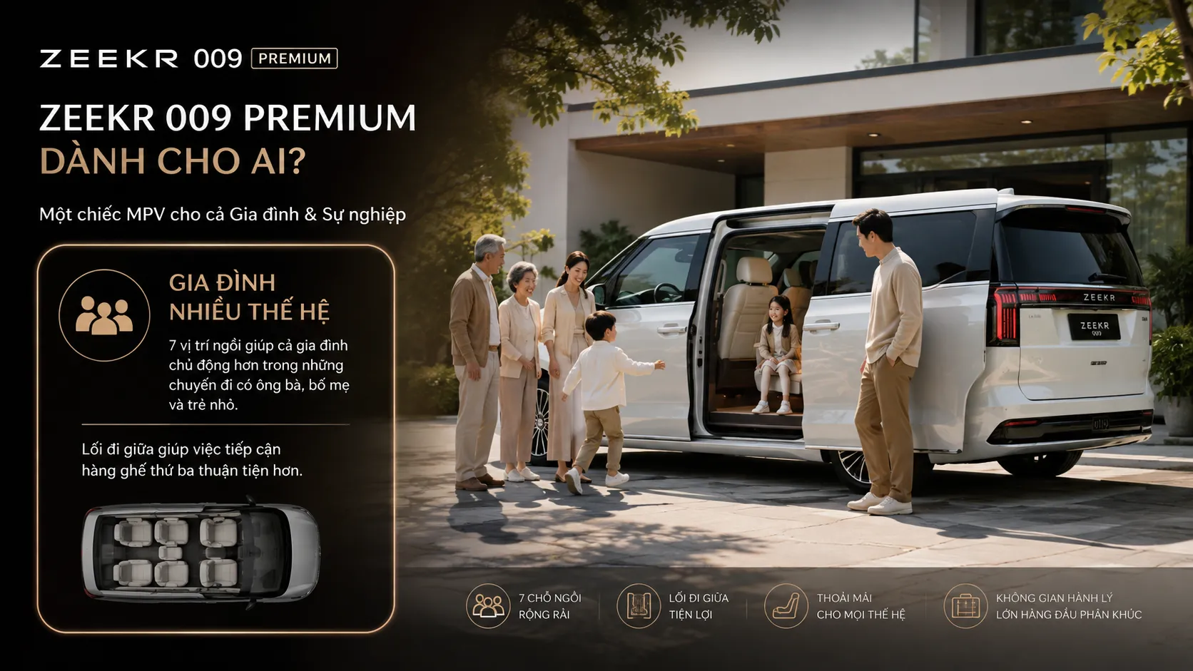 ZEEKR 009 PREMIUM DÀNH CHO AI?
