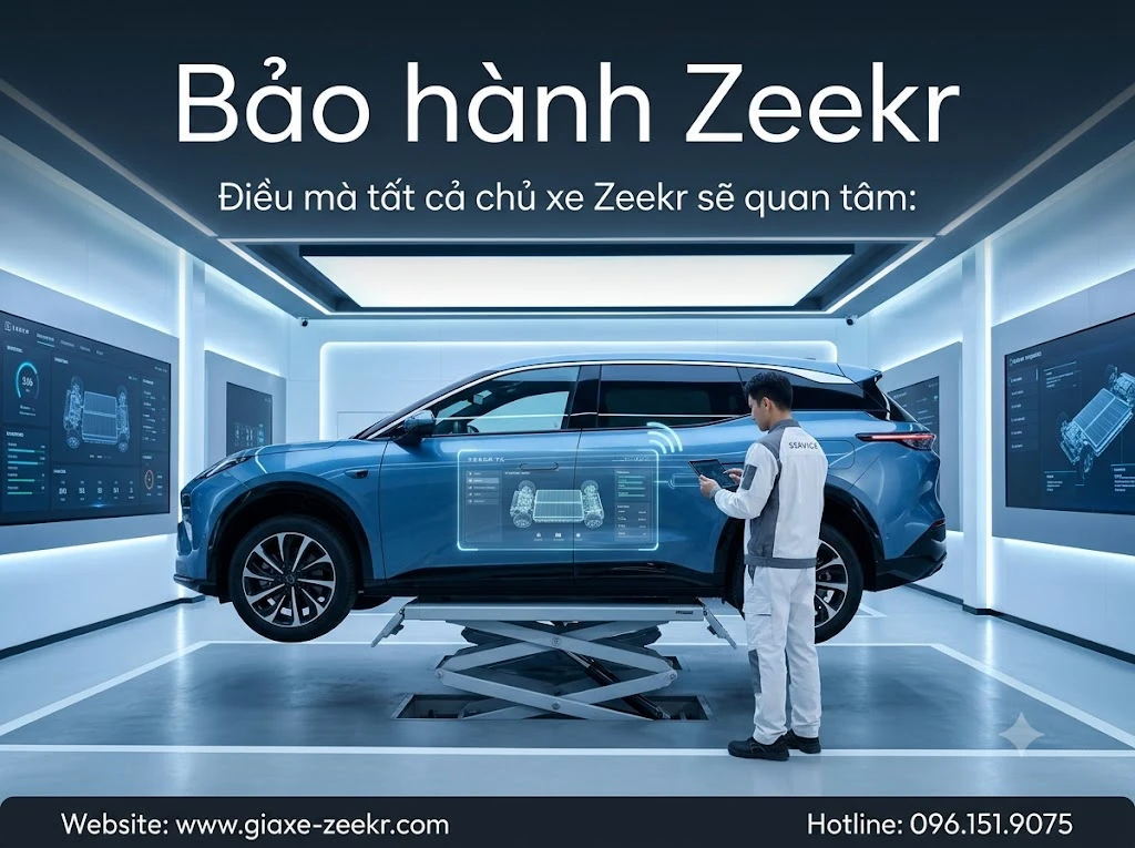 Bảo hành Zeekr tại Việt Nam có thực sự dễ dàng không? 1 Quy trình dịch vụ sửa chữa và chính sách bảo hành Zeekr chính hãng chuyên nghiệp tại Việt Nam.