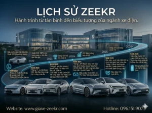 Lịch sử Zeekr - Hành trình phát triển và bứt phá công nghệ của thương hiệu xe điện hạng sang toàn cầu.