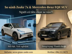 So sánh Zeekr 7X và Mercedes-Benz EQE SUV chi tiết. Phân tích thông số, giá bán để tìm ra lựa chọn xe điện hạng sang xứng đáng nhất năm 2026.